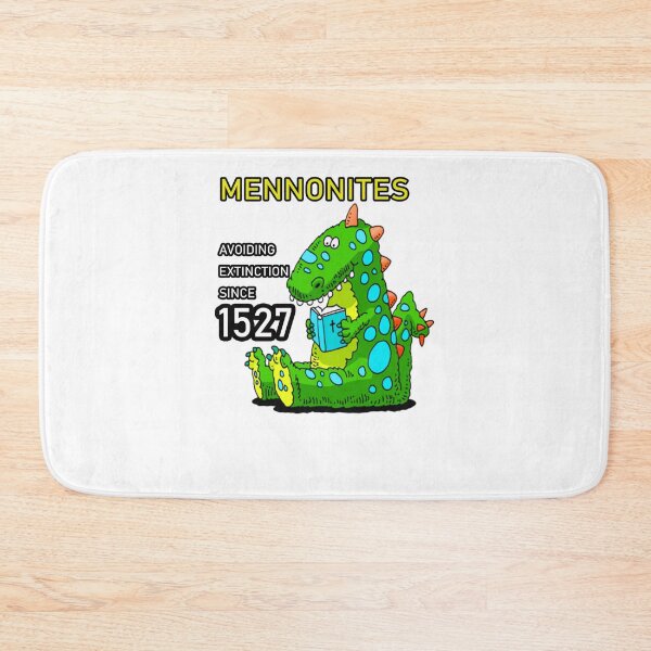 Item preview, Mennonite Shirt with Dino Cartoons Sticker designed and sold by MarkusZiesemann.