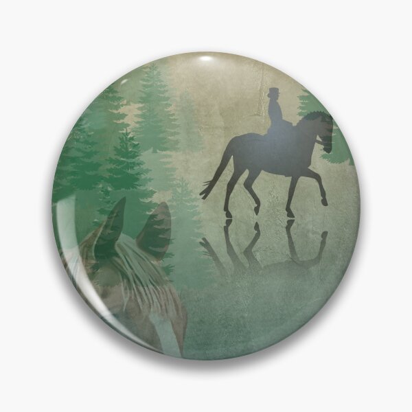 Item preview, Horse riding in the mist abstract for wall art designed and sold by Areashor.