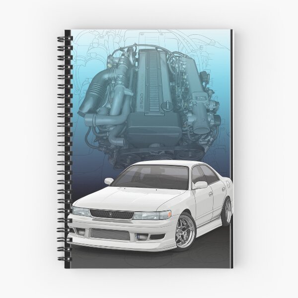 Item preview, Chaser jzx90 White with 1JZ engine backdrop designed and sold by ArtyMotive.