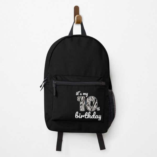 Item preview, Its my birthday, 10th Birthday Zebra Print, Kid Zebra 10th Birthday, 10 Years Old Wild Animal, Number Ten Safari Zoo designed and sold by singRsong.