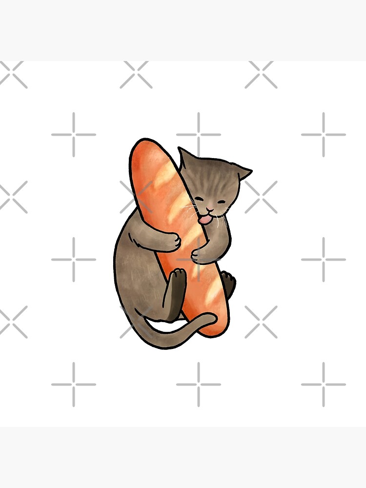 Cat with outlet baguette