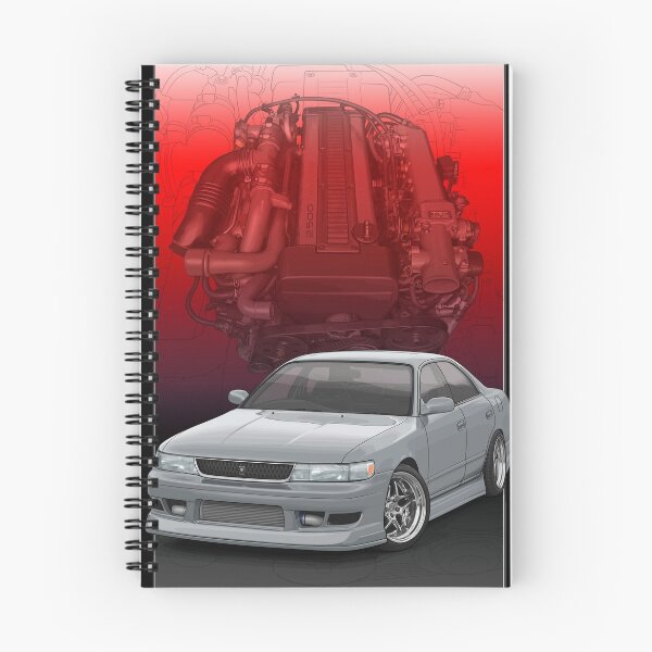 Item preview, Chaser jzx90 White with 1JZ engine backdrop designed and sold by ArtyMotive.