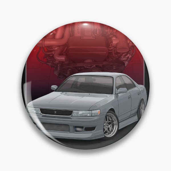 Item preview, Chaser jzx90 White with 1JZ engine backdrop designed and sold by ArtyMotive.