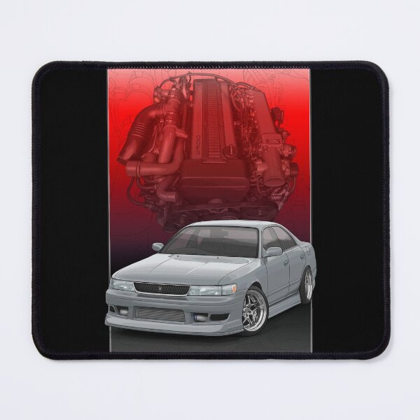 Item preview, Chaser jzx90 White with 1JZ engine backdrop designed and sold by ArtyMotive.