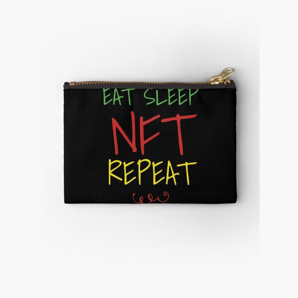 Item preview, eat sleep nft repeat designed and sold by diva-design.