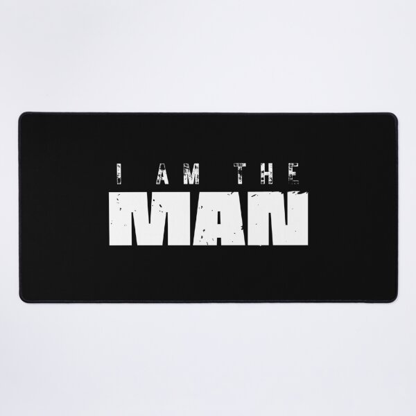 Item preview, I am the Man funny humorous design in white designed and sold by Creative Life.