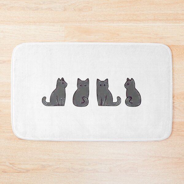 Item preview, Cat tshirt,Four Cats,grey cats,Chat tshirt, Cool Cats, Cat Lady Gift, Cat design Clothing, Animals lovers tshirt designed and sold by mylittlepet.