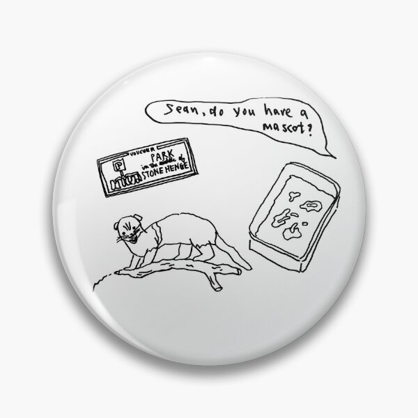 Item preview, Sean's Mascots black and white designed and sold by WhenPigsSwim.