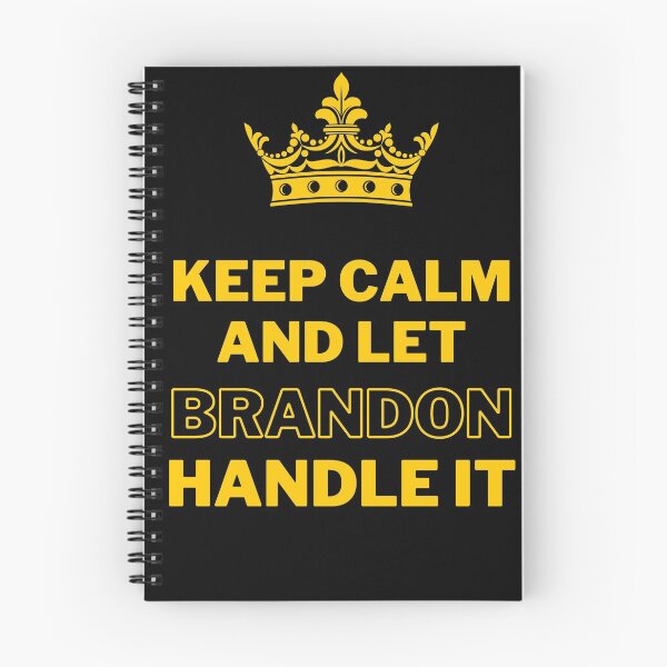 Item preview, Keep calm and let brandon handle it designed and sold by Seoul26.