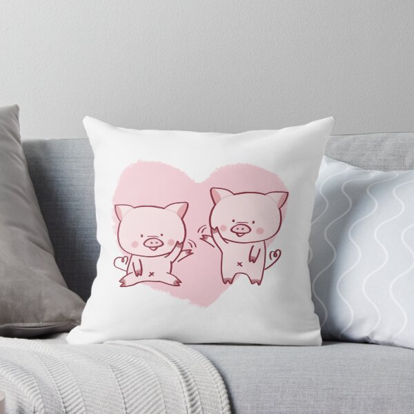 Item preview, Waving pig couple designed and sold by Ashleysnook.