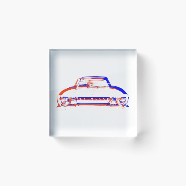 Item preview, Reliant Scimitar 1970s British classic car monoblock red white blue designed and sold by soitwouldseem.