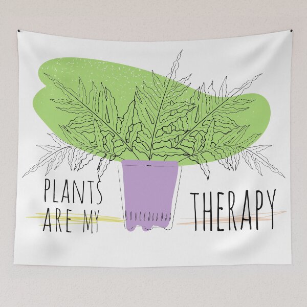 Item preview, plants are my therapy designed and sold by naturehikers.