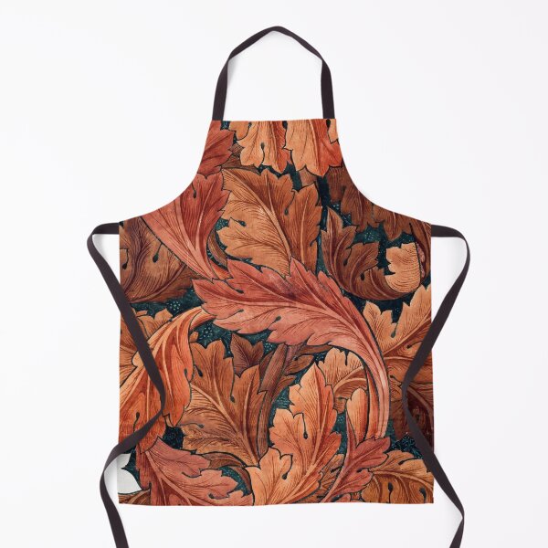 Item preview, William Morris Brown Acanthus ,Morris Botanical Pattern,Vintage Brown Leaves Pattern,Victorian Brown Leaves Pattern, designed and sold by Tamas Das.