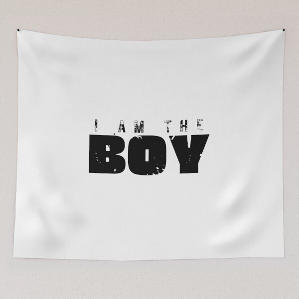 Item preview, I am the boy funny humorous design with fading effect designed and sold by Creative Life.