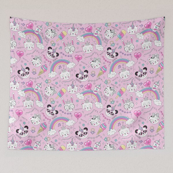 Item preview, I Love Cats Like Nastya Show, Kids Nastya Show, Unicorn Cat designed and sold by graphic-genie.
