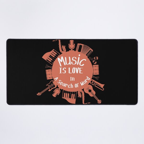 Item preview, Music Is Love In A Search Of Word - Funny Music Qoute For Musical And Humor Lovers designed and sold by Diferenty Shop ⭐⭐⭐⭐⭐.