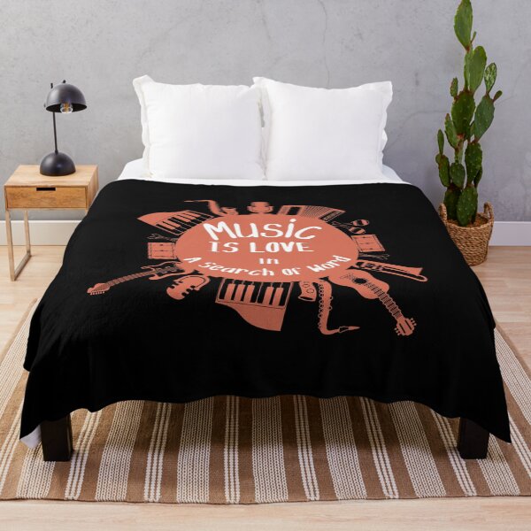 Item preview, Music Is Love In A Search Of Word - Funny Music Qoute For Musical And Humor Lovers  designed and sold by Diferenty Shop  ⭐⭐⭐⭐⭐.