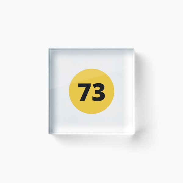Item preview, Famous number 73 designed and sold by LjuboDesign.