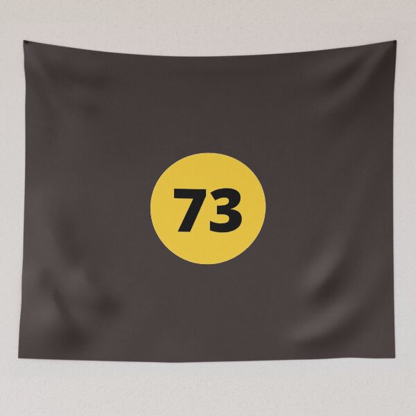 Item preview, Famous number 73 designed and sold by LjuboDesign.