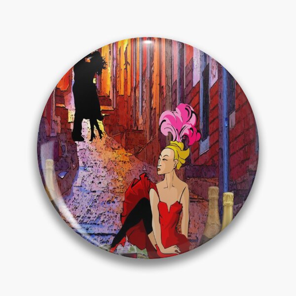 Item preview, Lonely dancer in France abstract wall art designed and sold by Areashor.