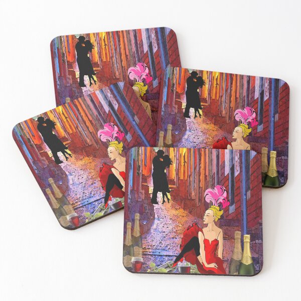Item preview, Lonely dancer in France abstract wall art designed and sold by Areashor.