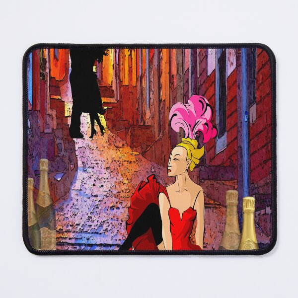 Item preview, Lonely dancer in France abstract wall art designed and sold by Areashor.