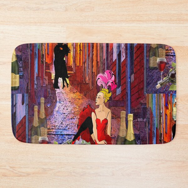 Item preview, Lonely dancer in France abstract wall art designed and sold by Areashor.