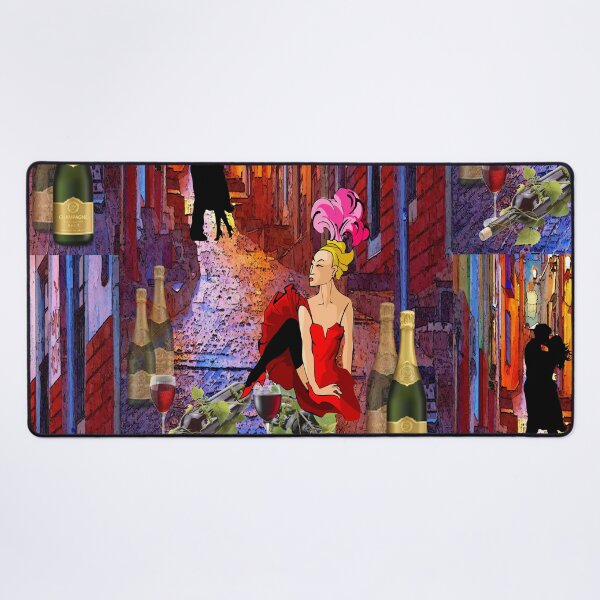 Item preview, Lonely dancer in France abstract wall art designed and sold by Areashor.