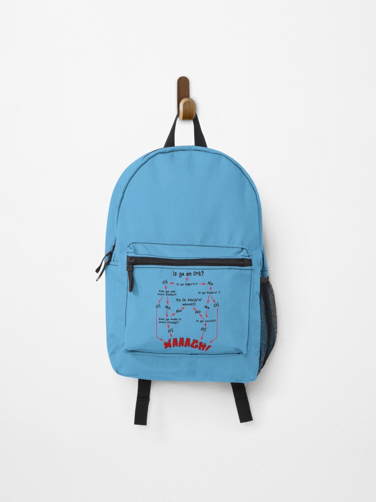 Thumbnail 1 of 3, Backpack, Ork Flow Chart   designed and sold by MightAndMagic.