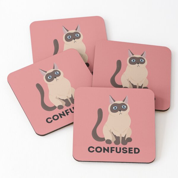 Item preview, Cats Crowd Confused Siamese Cats designed and sold by Paper Hearteu.
