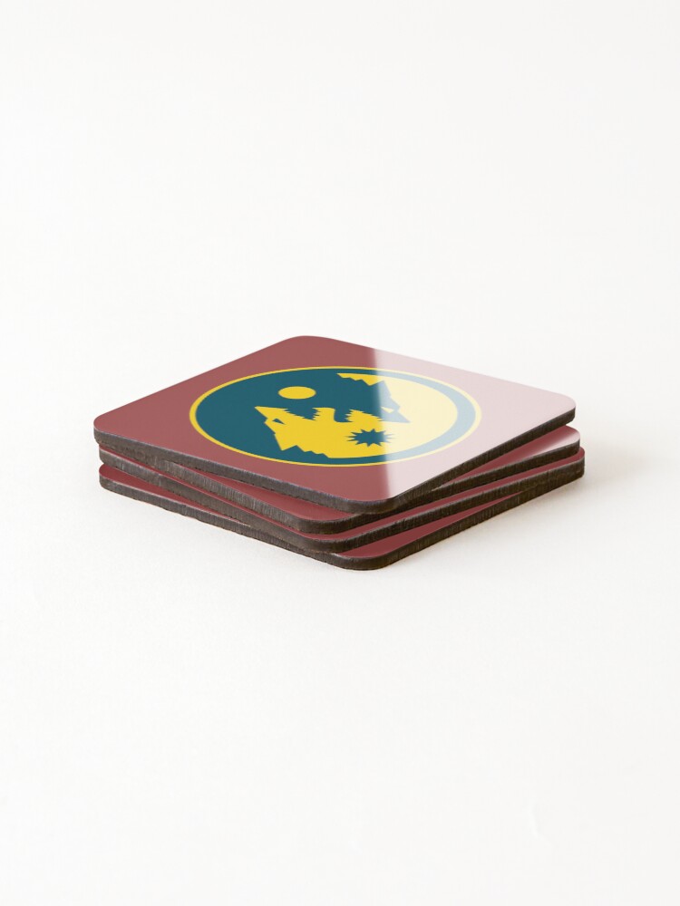 Thumbnail 4 of 5, Coasters (Set of 4), Ragnar Wolves designed and sold by MightAndMagic.