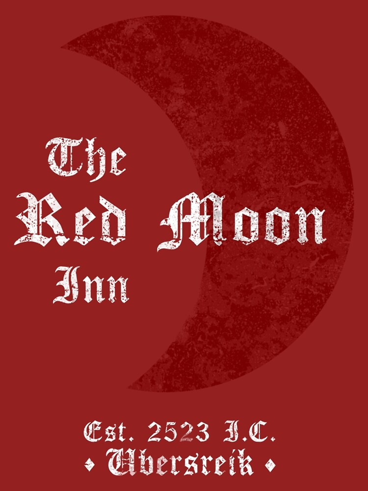 Thumbnail 3 of 3, Scarf, Red Moon Inn designed and sold by MightAndMagic.
