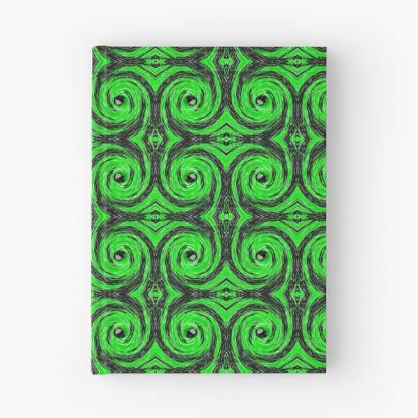 Item preview, Interconnected Green Spirals designed and sold by Geoff Treagus.