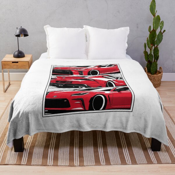 Item preview, Red JDM modern cars cartoon style designed and sold by KaroCars.