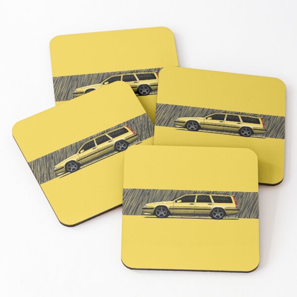 Item preview, The iconic Swedish sports station wagon (yellow) designed and sold by designjaag.