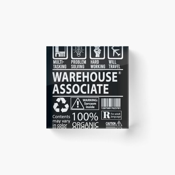 Item preview, Warehouse Associate T Shirt - MultiTasking Certified Job Gift Item Tee designed and sold by oslandefren.