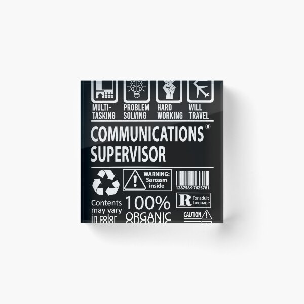 Item preview, Communications Supervisor T Shirt - MultiTasking Certified Job Gift Item Tee designed and sold by sabinacsnm.