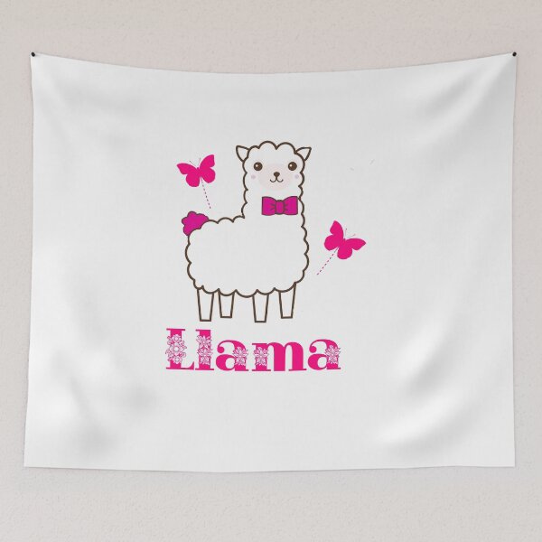 Item preview, Llama And Butterflies  designed and sold by beefrancky.