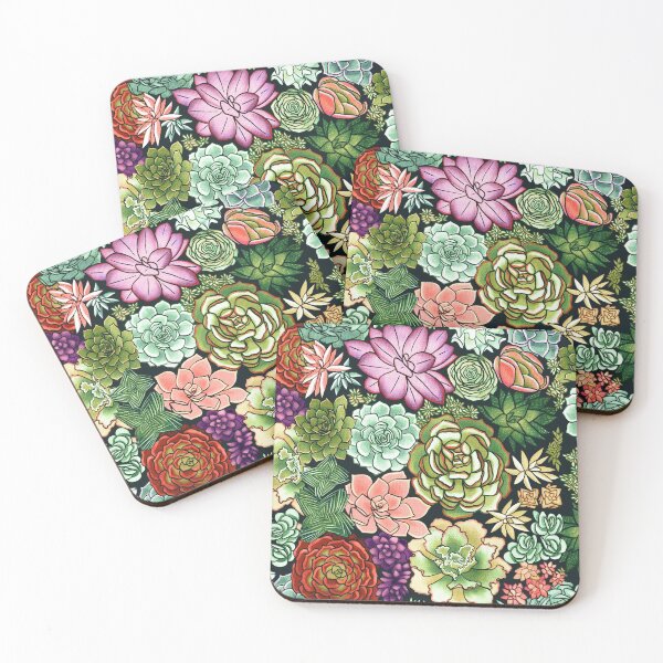 Item preview, Vintage Succulent Plant Pattern designed and sold by TigaTiga.