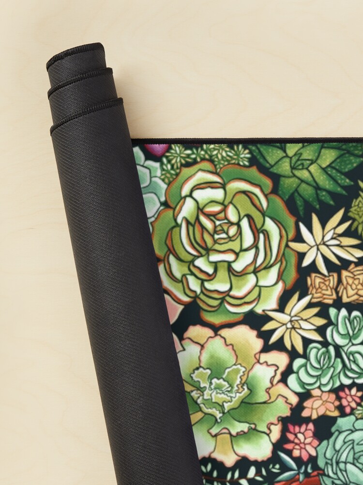 Alternate view of Vintage Succulent Plant Pattern Mouse Pad
