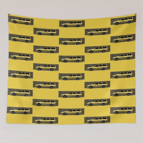 Item preview, The iconic Swedish sports station wagon (yellow) designed and sold by designjaag.