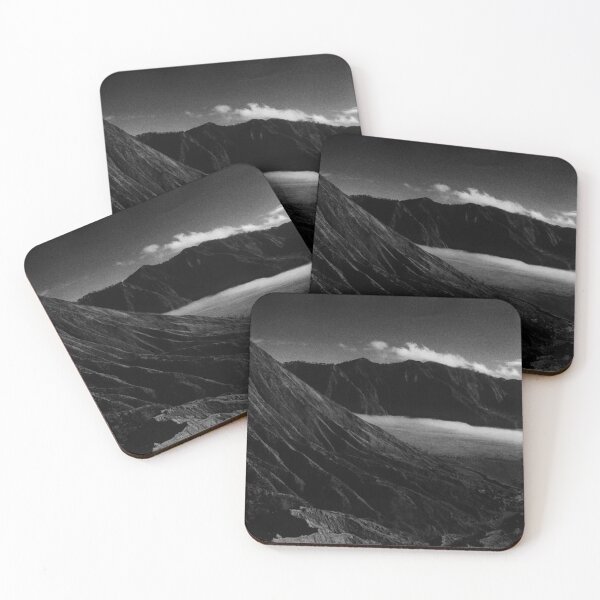 Aperçu de l'œuvre panorama de bromo en noir et blanc créée et vendue par FotoMahieu.
