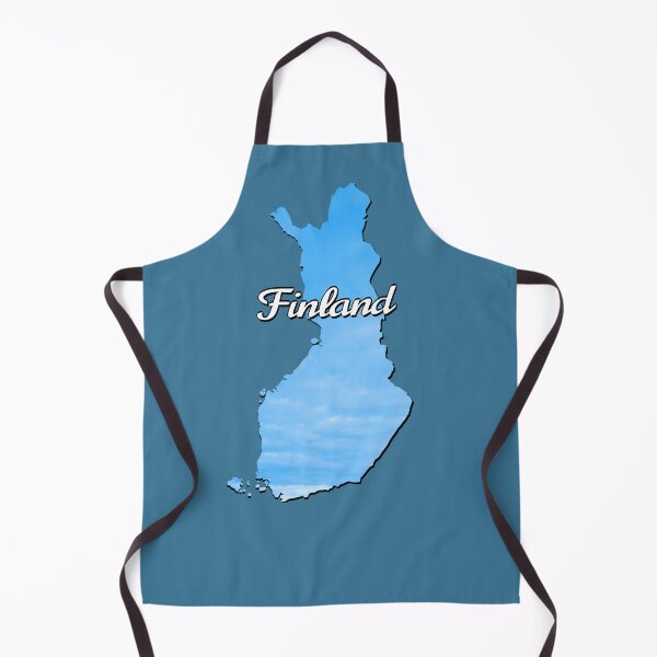 Item preview, Beautiful light blue map of Finland designed and sold by Purr95.