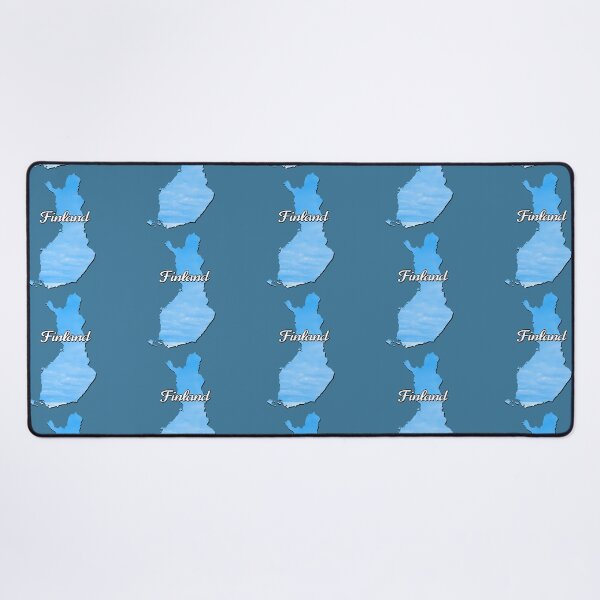 Item preview, Beautiful light blue map of Finland designed and sold by Purr95.