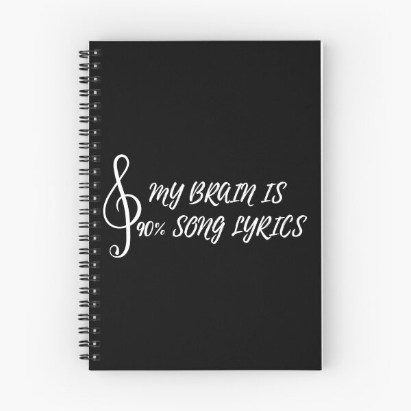 Item preview, My Brain is 90% Song Lyrics - Funny Music Qoute For Musical And Humor Lovers  designed and sold by Diferenty Shop  ⭐⭐⭐⭐⭐.