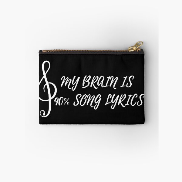 Item preview, My Brain is 90% Song Lyrics - Funny Music Qoute For Musical And Humor Lovers  designed and sold by Diferenty Shop  ⭐⭐⭐⭐⭐.