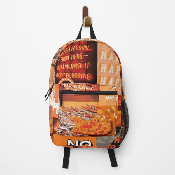Item preview, No Bad Vibes Orange Aesthetic Collage designed and sold by Retro90sKid.