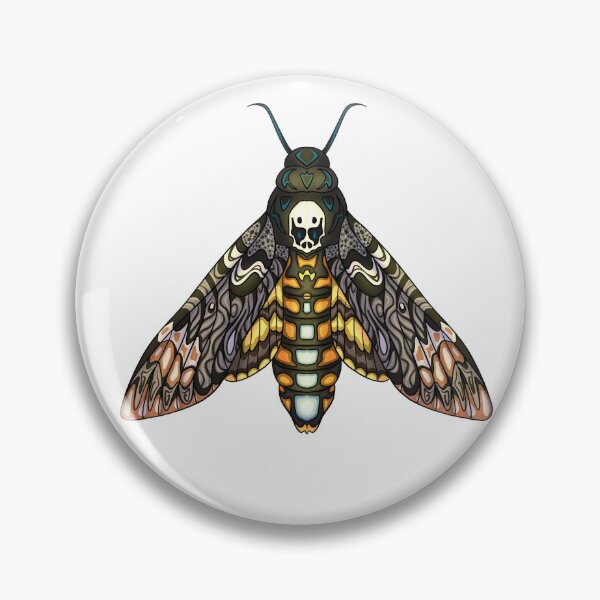 Item preview, Death’s-head hawkmoth designed and sold by porpoisefully.