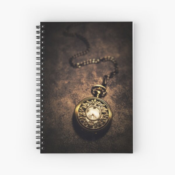 Ornamented pocket watch Spiral Notebook
