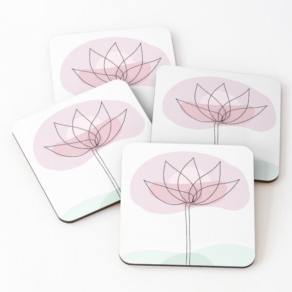 Item preview, FLOWER - Abstract Line Art designed and sold by Mrs-PenLine.